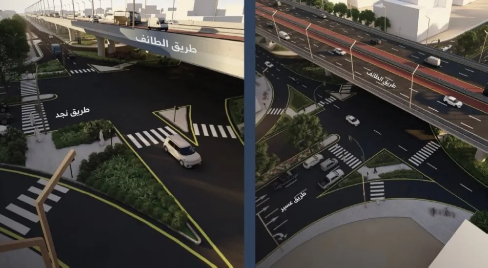 بـ200 ألف مركبة يوميًا.. مشروع لتوسيع مسارات طريق الطائف بالرياض