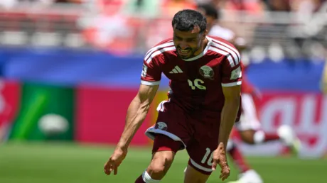 "الفيفا" يصدم نجم منتخب قطر بوعلام خوخي ويحرمه من هدف تاريخي في مرمى سويسرا