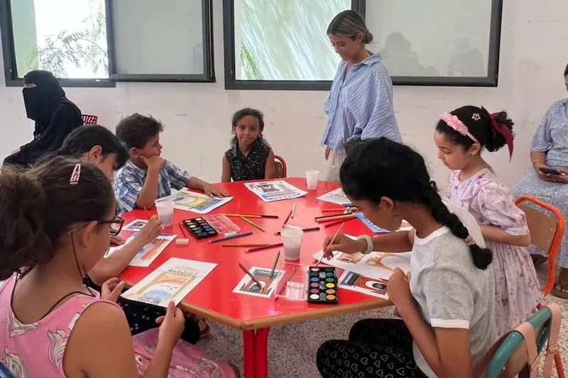 ورشات فنية تحفز الأطفال بالعراش