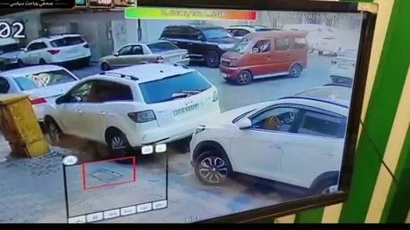 كاميرات المراقبة ترصد سيارة التفجير عقب إفطار ماكرون في دمشق (فيديو+صور)