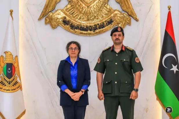 خالد حفتر يبحث مع خوري سبل توحيد المؤسسات الليبية