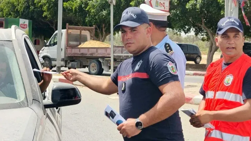 قابس: حملة تحسيسية توعوية لفائدة مستعملي الطريق