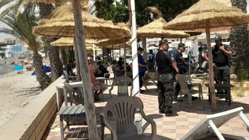 حملة أمنية في شواطئ سلقطة