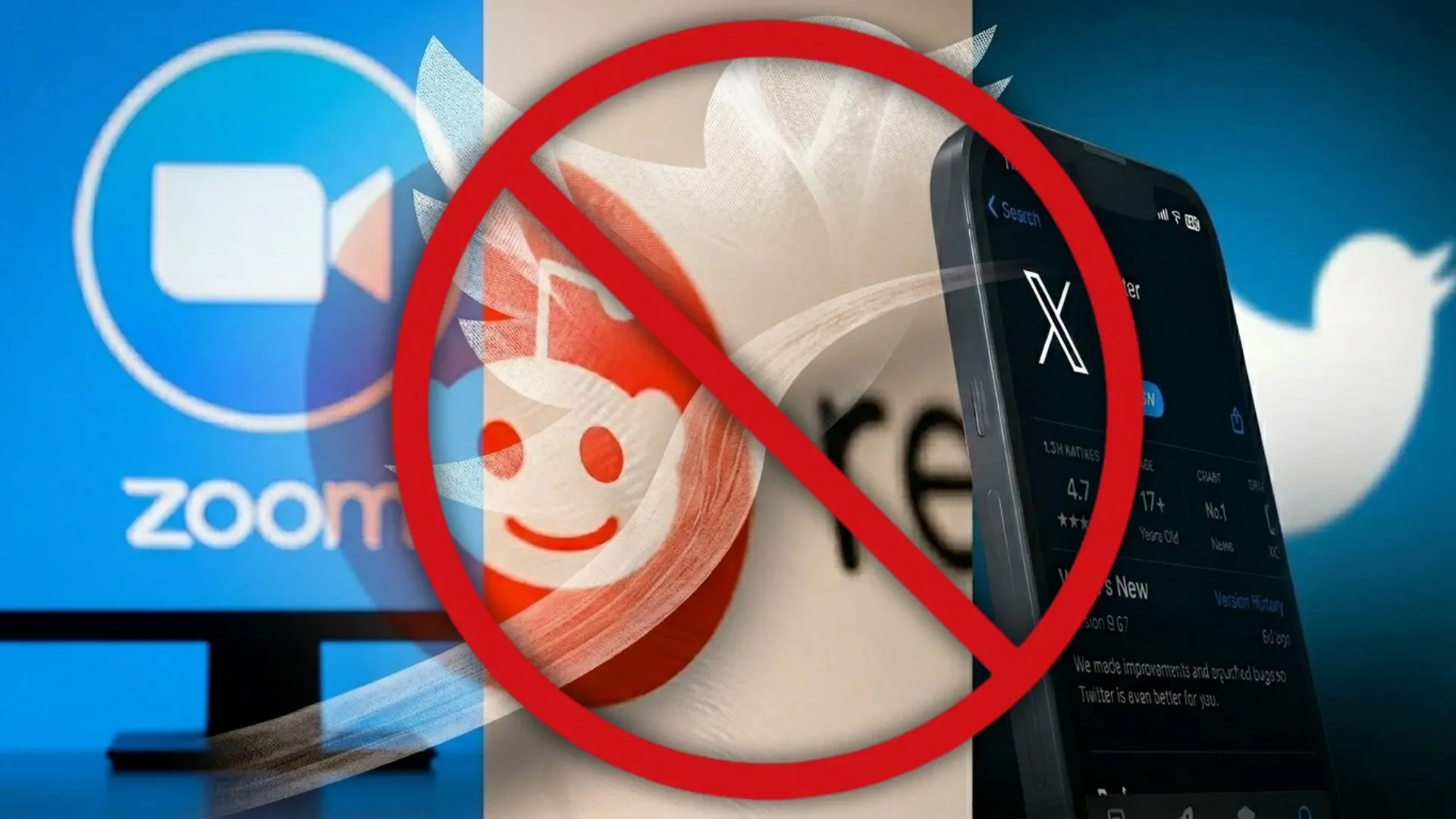 عطل واسع يضرب منصة X و Reddit و Zoom وبعض المنصات الرقمية حول العالم