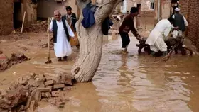 مصرع 50 شخصاً بفيضانات مفاجئة في أفغانستان