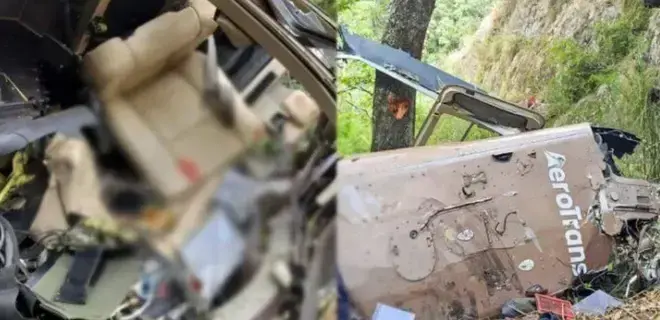 مقتل 6 أشخاص في تحطم مروحية بالهند مقتل 6 أشخاص في تحطم مروحية بالهند