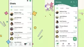 WhatsApp يحصل على مظهر مشرق