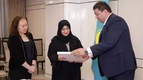 كازاخستان تختار الإماراتية حليمة راشد سفيرة للثقافة