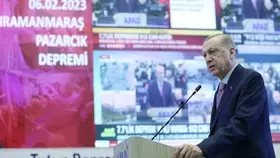 أردوغان يعلن حداداً وطنياً لسبعة أيام إثر الزلزال في تركيا