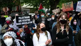 توقيف 200 شخص خلال احتجاجات الطلاب المؤيدة للفلسطينيين بالجامعات الأمريكية