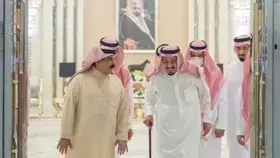 خادم الحرمين يستقبل ملك البحرين