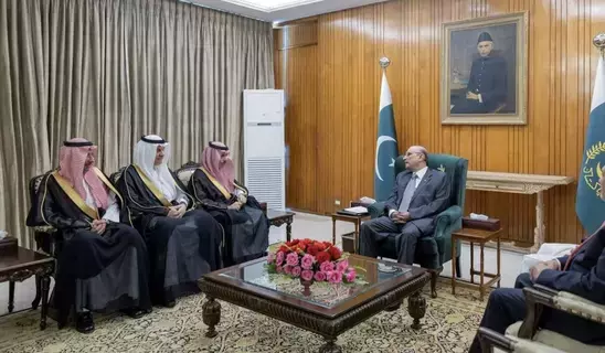 رئيس باكستان يستقبل وزير الخارجية ووفد السعودية رفيع المستوى