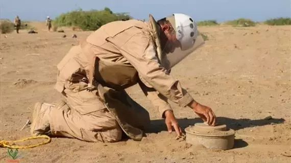 تمديد عقد مشروع مسام لنزع الألغام في اليمن