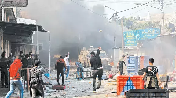 10 قتلى و100 جريح فلسطيني بعملية إسرائيلية في نابلس