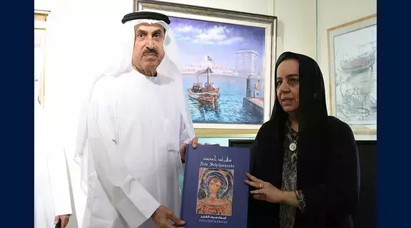 3 رسامين في متحف الفن الإماراتي 3 رسامين في متحف الفن الإماراتي
