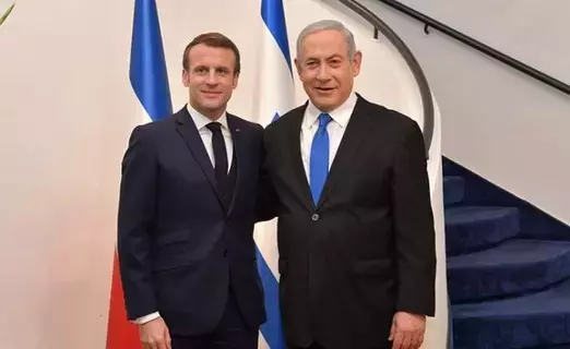 نتانياهو يزور فرنسا 2 فبراير للقاء إيمانويل ماكرون