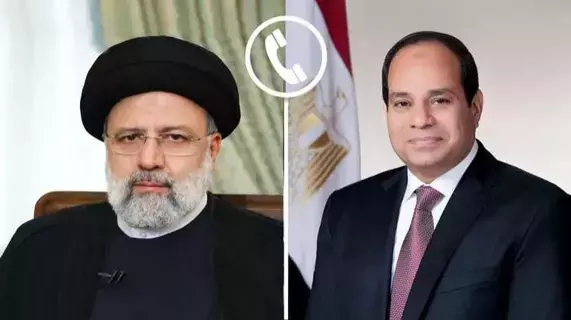 الرئيس المصري ونظيره الإيراني يبحثان تطورات الأوضاع في غزة