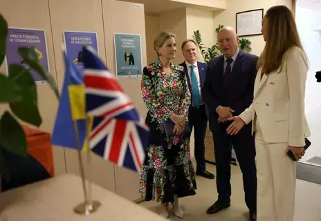 أول زيارة لأحد أفراد العائلة المالكة البريطانية لأوكرانيا منذ الحرب