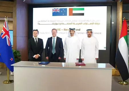 الإمارات ونيوزيلندا تطلقان مفاوضات لاتفاقية شراكة اقتصادية شاملة