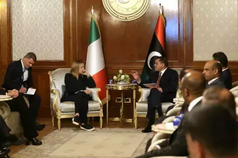 رئيسة وزراء إيطاليا في ليبيا لاستكمال «خطة ماتي»