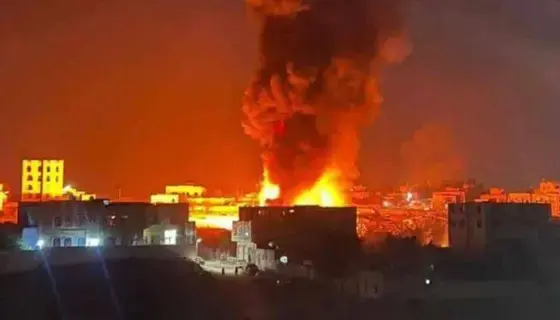 10 غارات أمريكية على صنعاء عقب استهداف الحوثيين لمطار بن غوريون 10 غارات أمريكية على صنعاء عقب استهداف الحوثيين لمطار بن غوريون