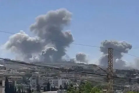 مقتل شخص بغارات إسرائيلية واسعة على جنوب لبنان مقتل شخص بغارات إسرائيلية واسعة على جنوب لبنان