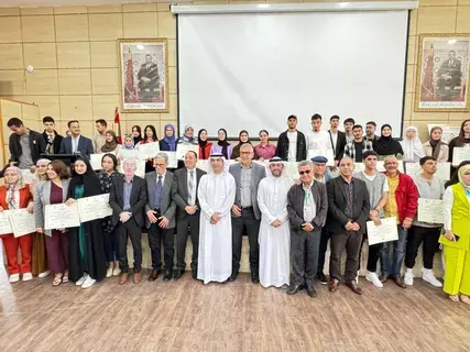 مهرجان الشعراء المغاربة يدرب 83 طالباً مهرجان الشعراء المغاربة يدرب 83 طالباً