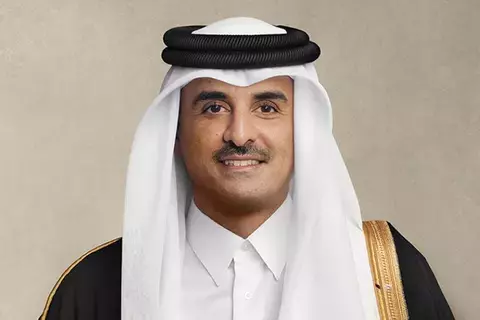 أمير قطر يصل إلى الرياض