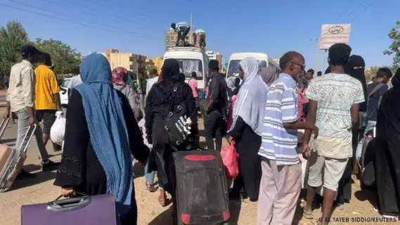 رحلة محفوفة بالمخاطر للفرار من السودان