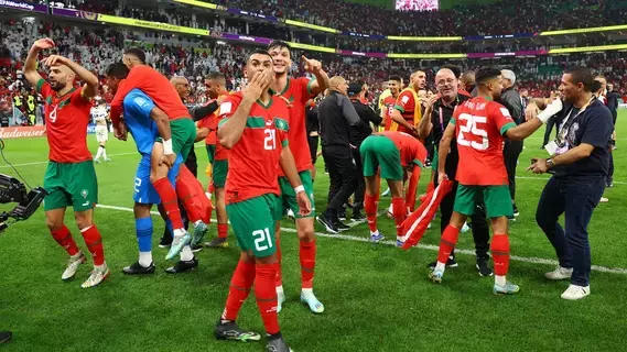 استقبال ملكي وشعبي لمنتخب المغرب في الرباط